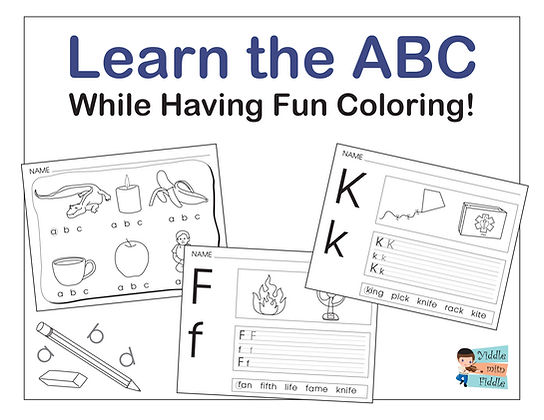 Learn the ABC - 55 Pages