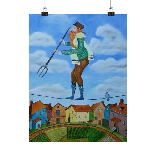 Tight Rope in Shtetl | Poster