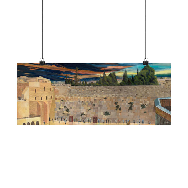 Sukkah Poster - Kosel