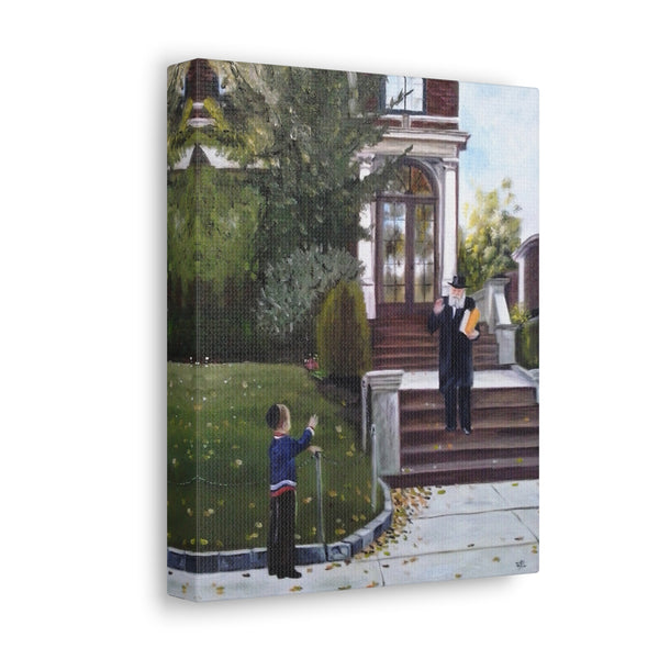 The Rebbe on President St. | Canvas